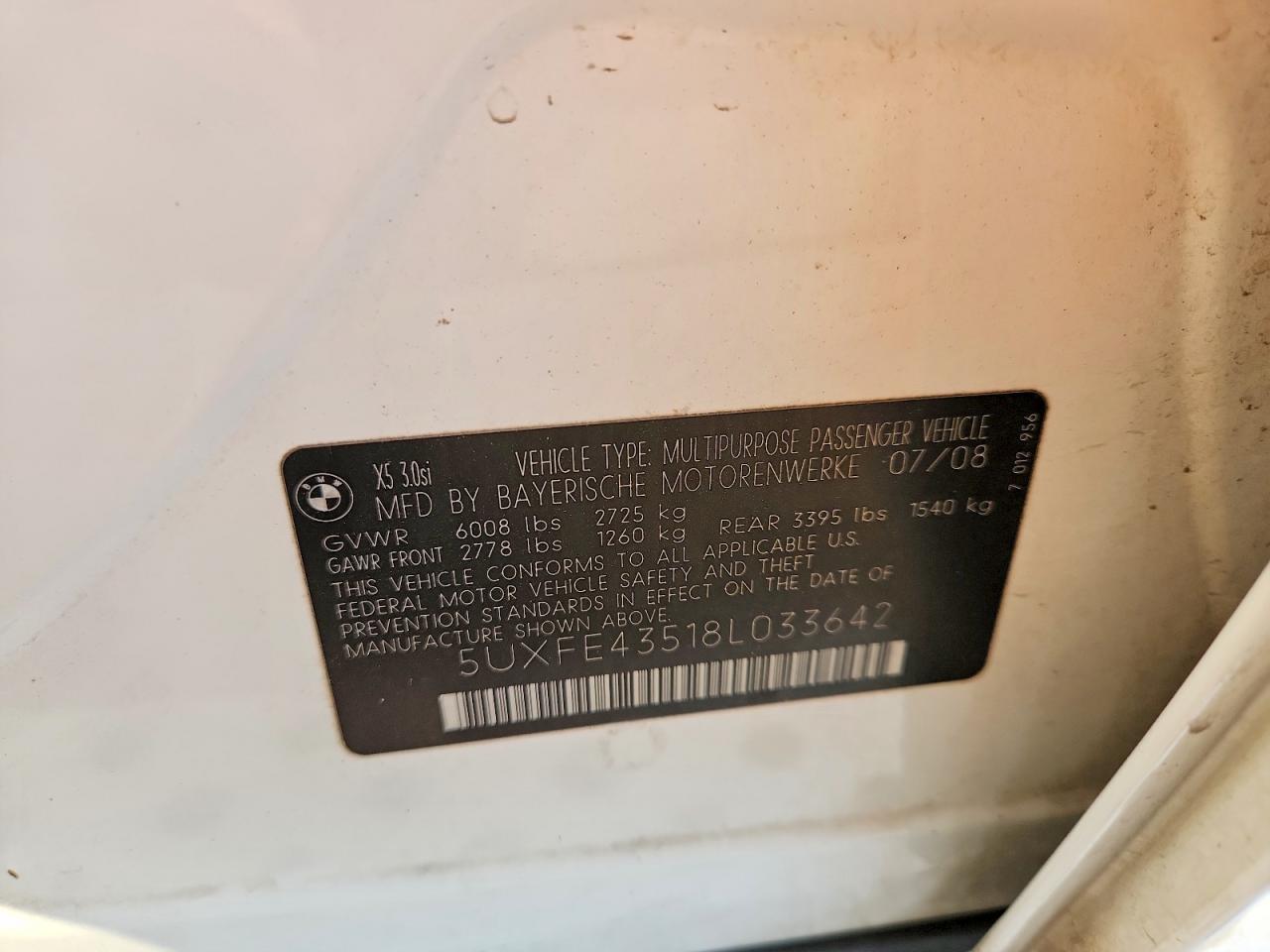 2008 BMW X5
