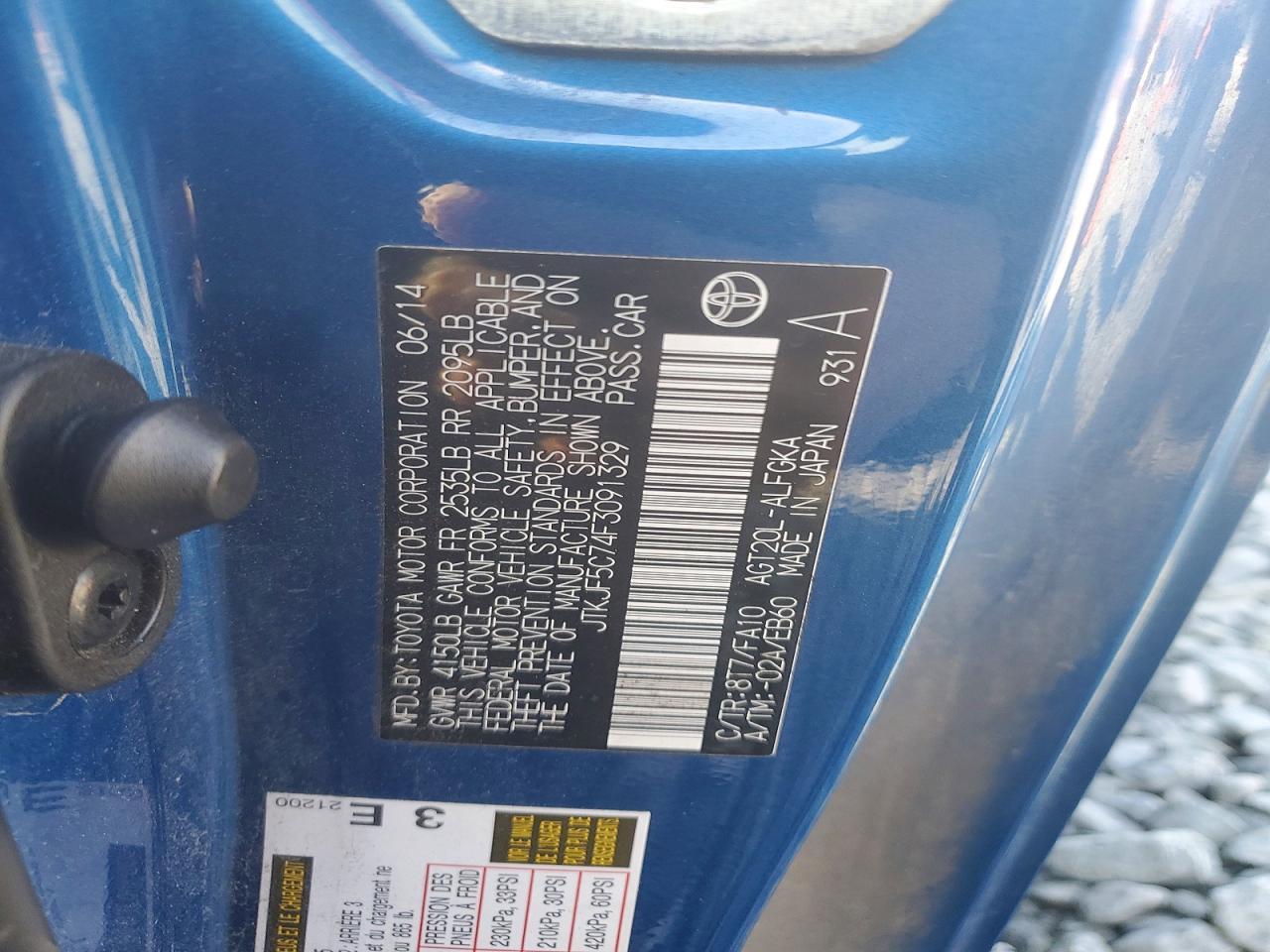 2015 TOYOTA SCION