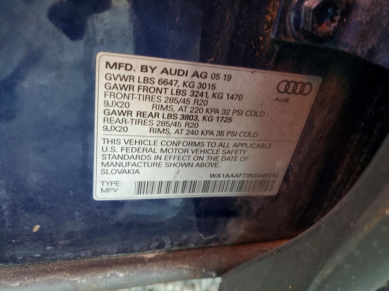 2019 AUDI Q7