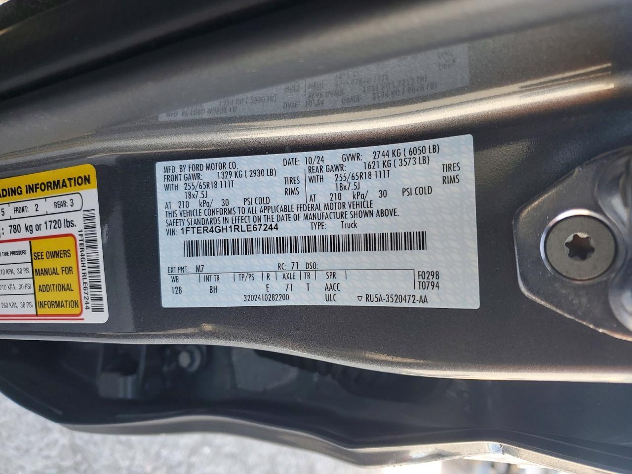 2024 FORD RANGER