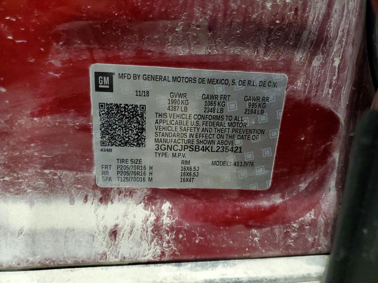 2019 CHEVROLET TRAX