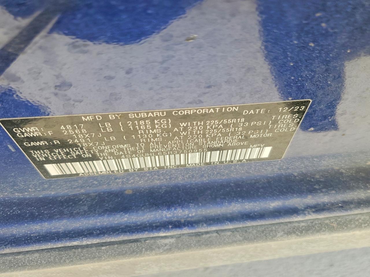 2024 SUBARU Crosstrek