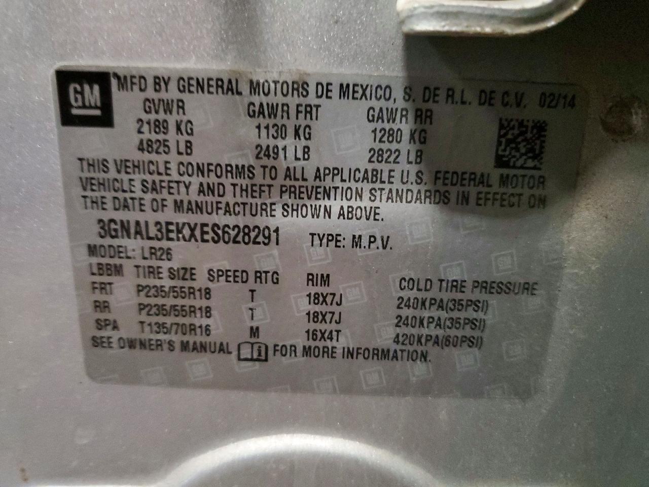 2014 CHEVROLET Captiva