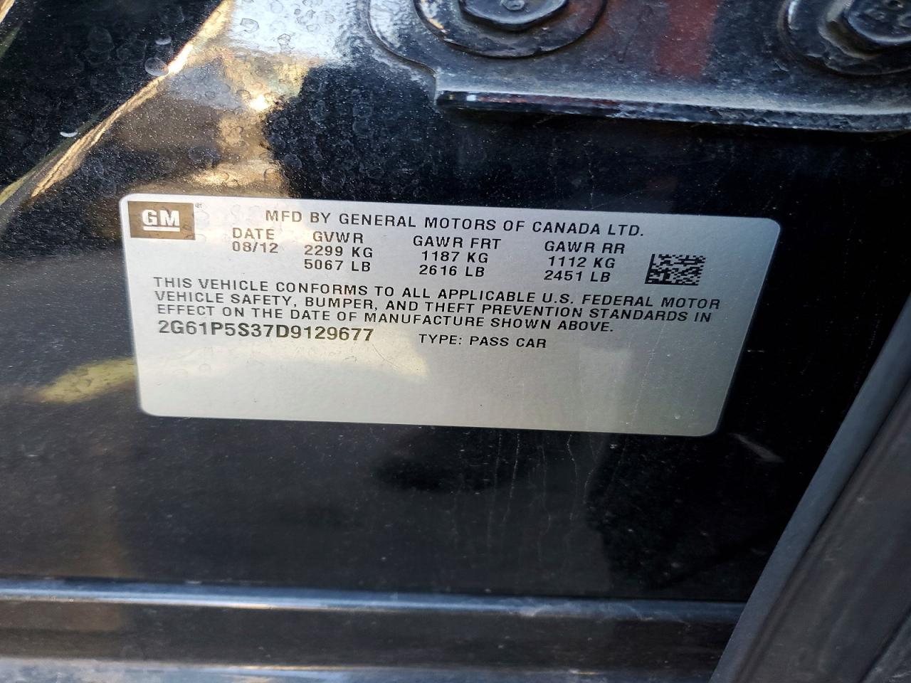 2013 CADILLAC XTS