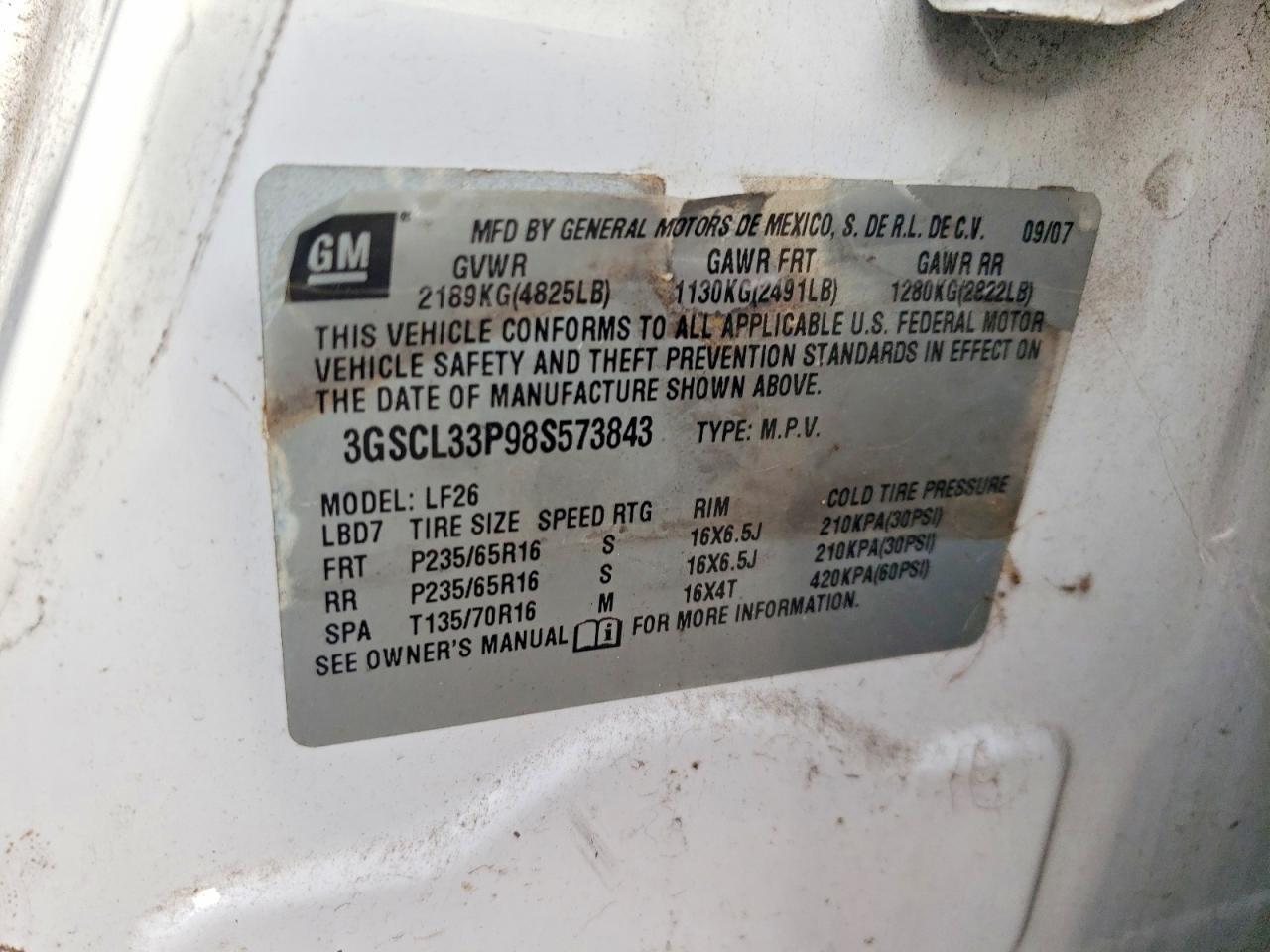 2008 SATURN Vue