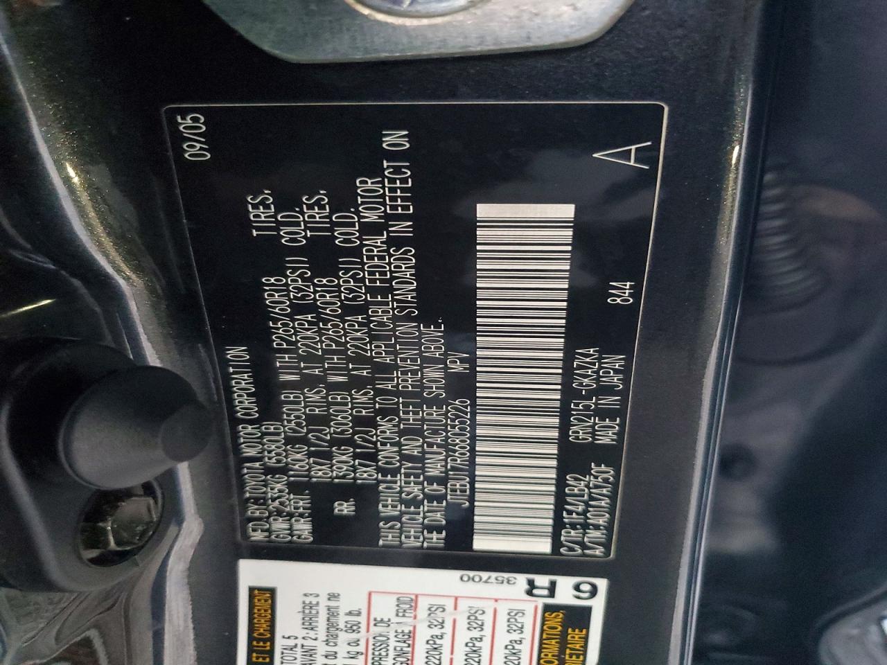 2006 TOYOTA 4Runner