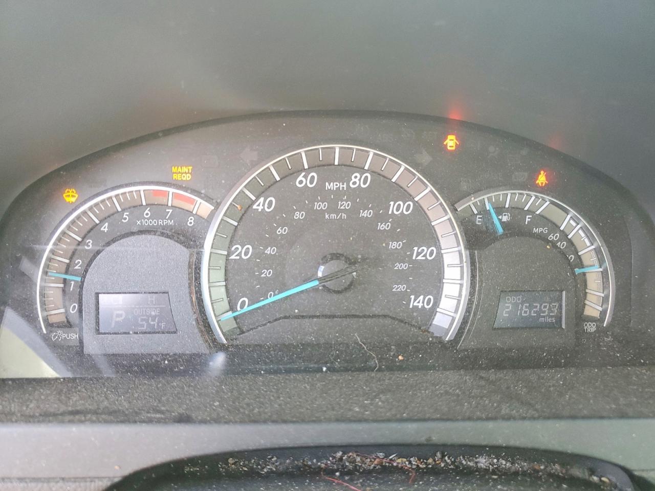 2012 TOYOTA CAMRY