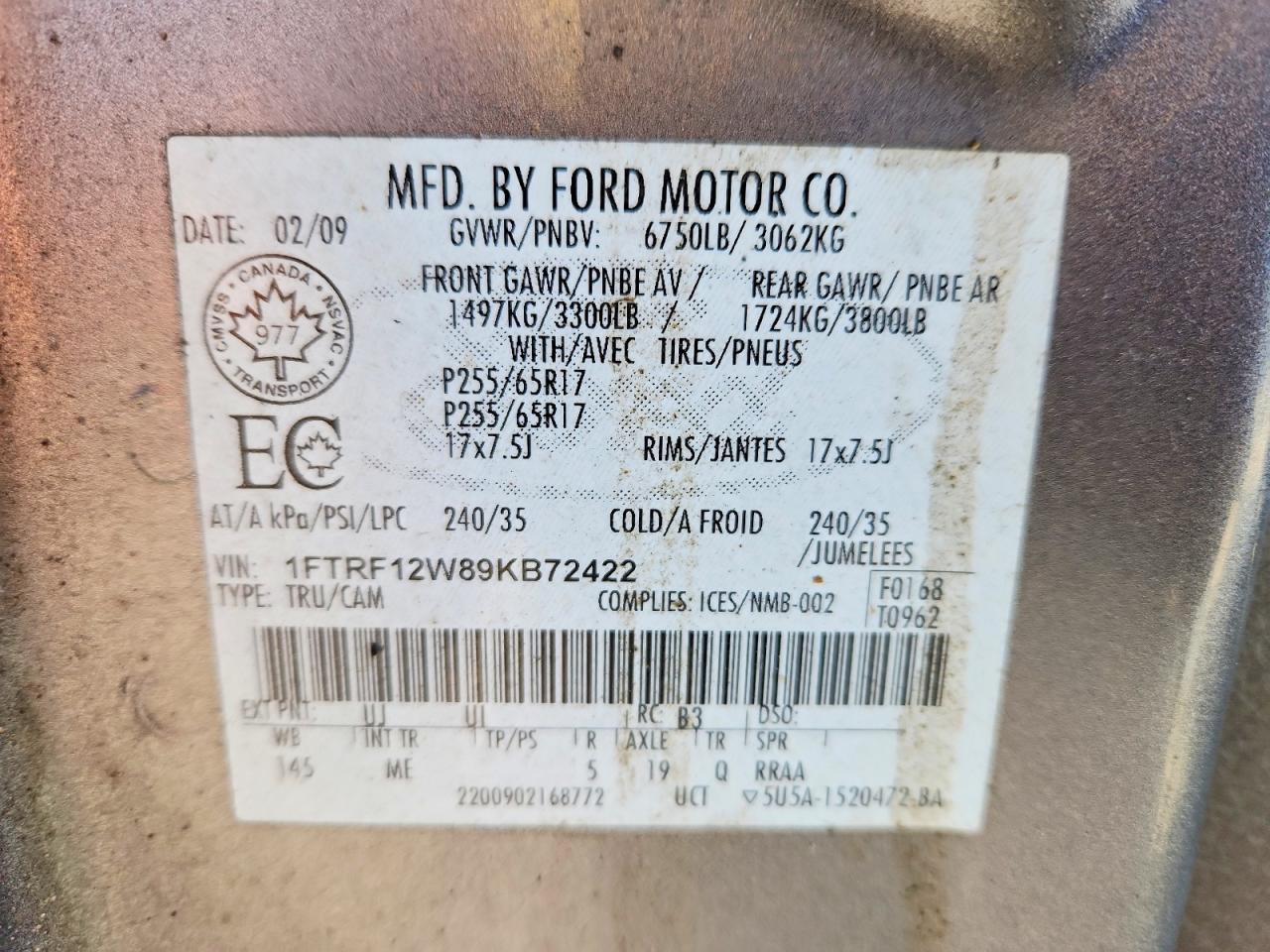 2009 FORD F-150 Lightning