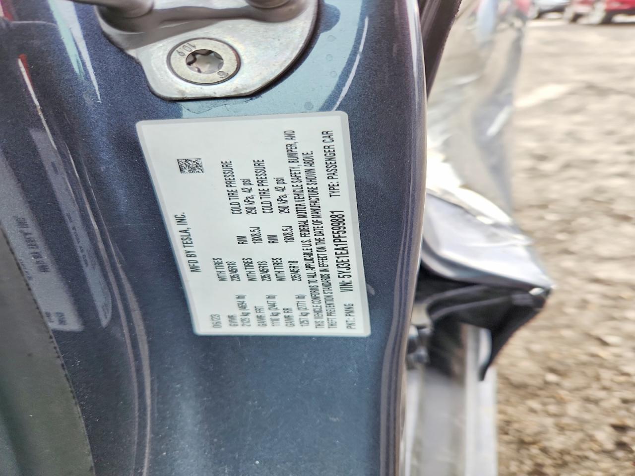 2023 TESLA MODEL 3