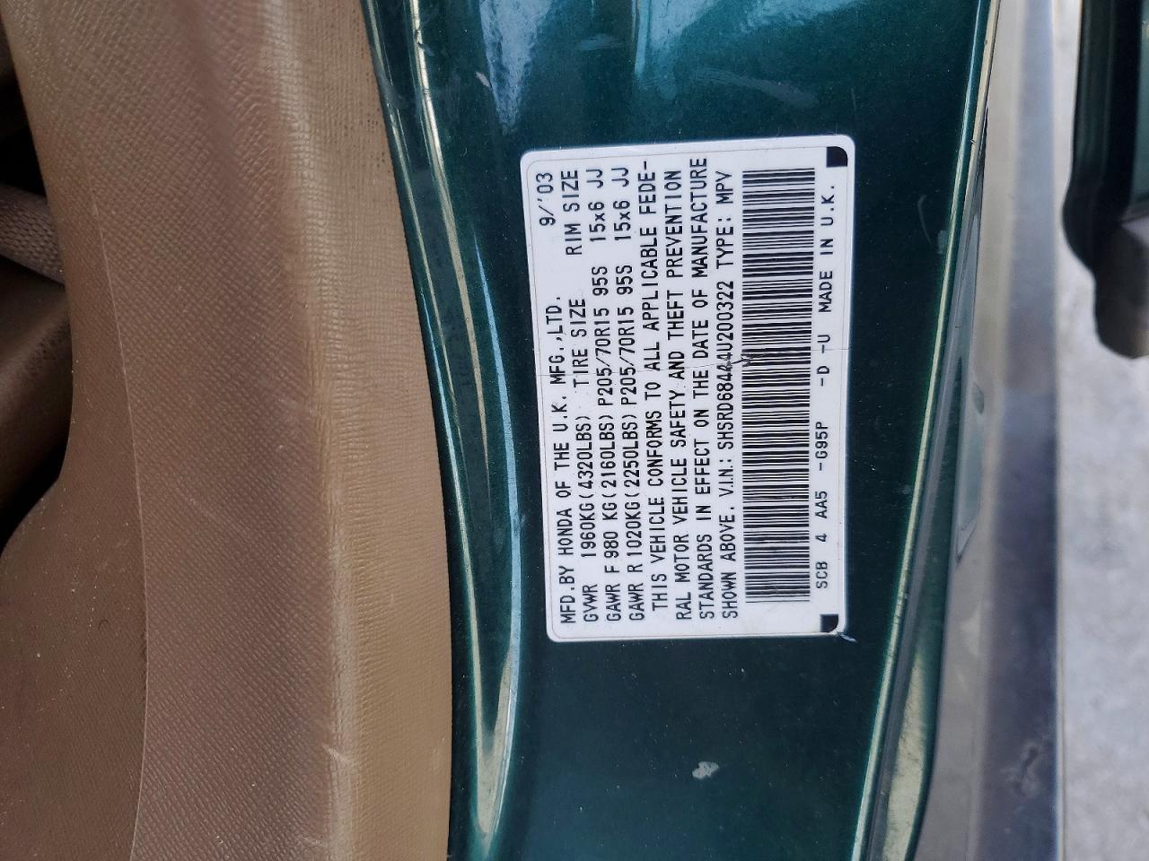 2004 HONDA CR-V