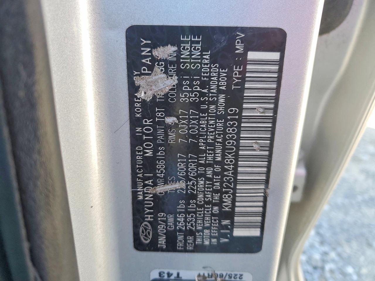 2019 HYUNDAI TUCSON