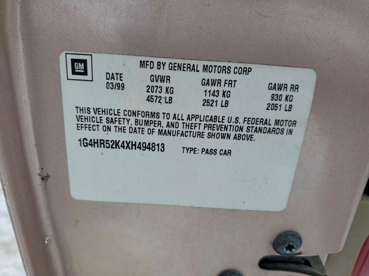 1999 BUICK Lesabre