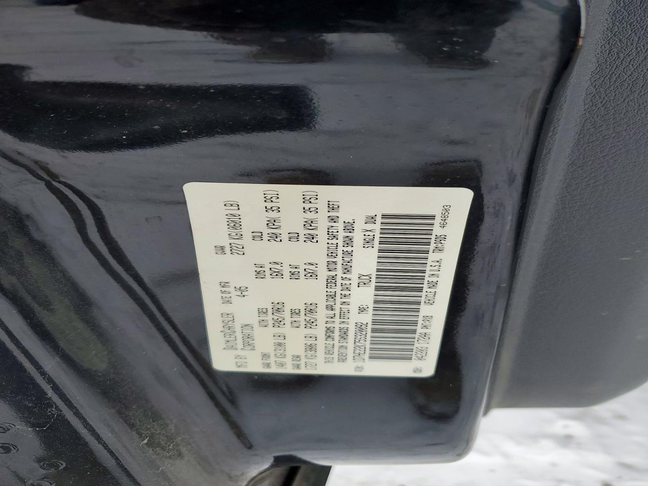 2005 DODGE Dakota