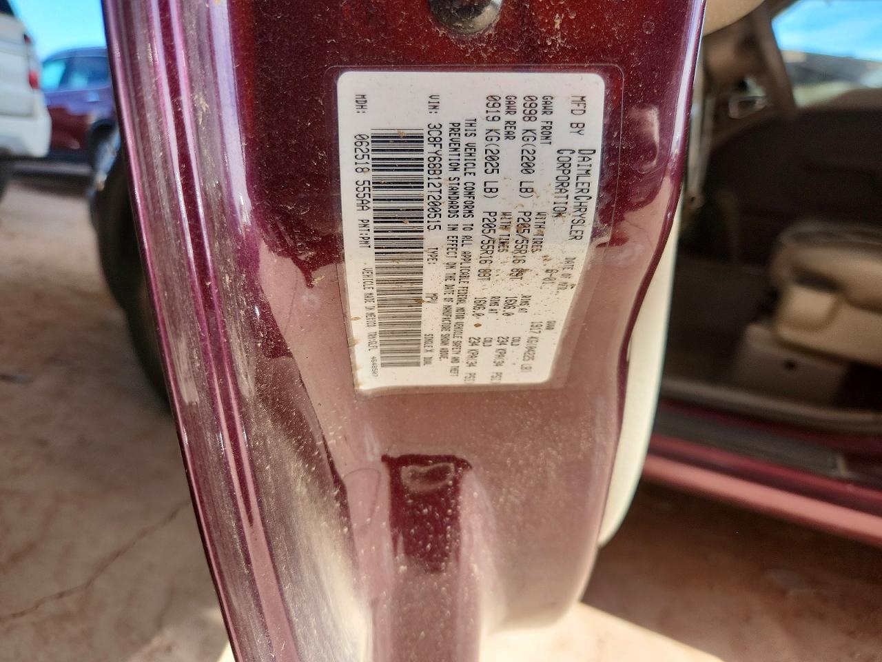 2002 CHRYSLER PT CRUISER