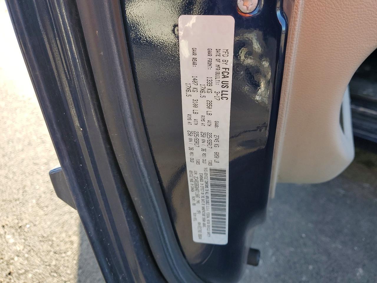 2017 DODGE GRAND CARAVAN