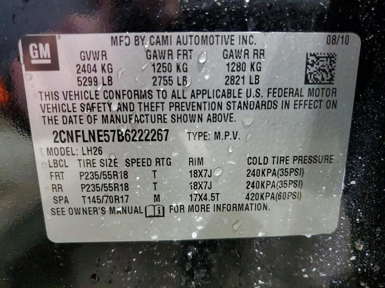 2011 CHEVROLET EQUINOX