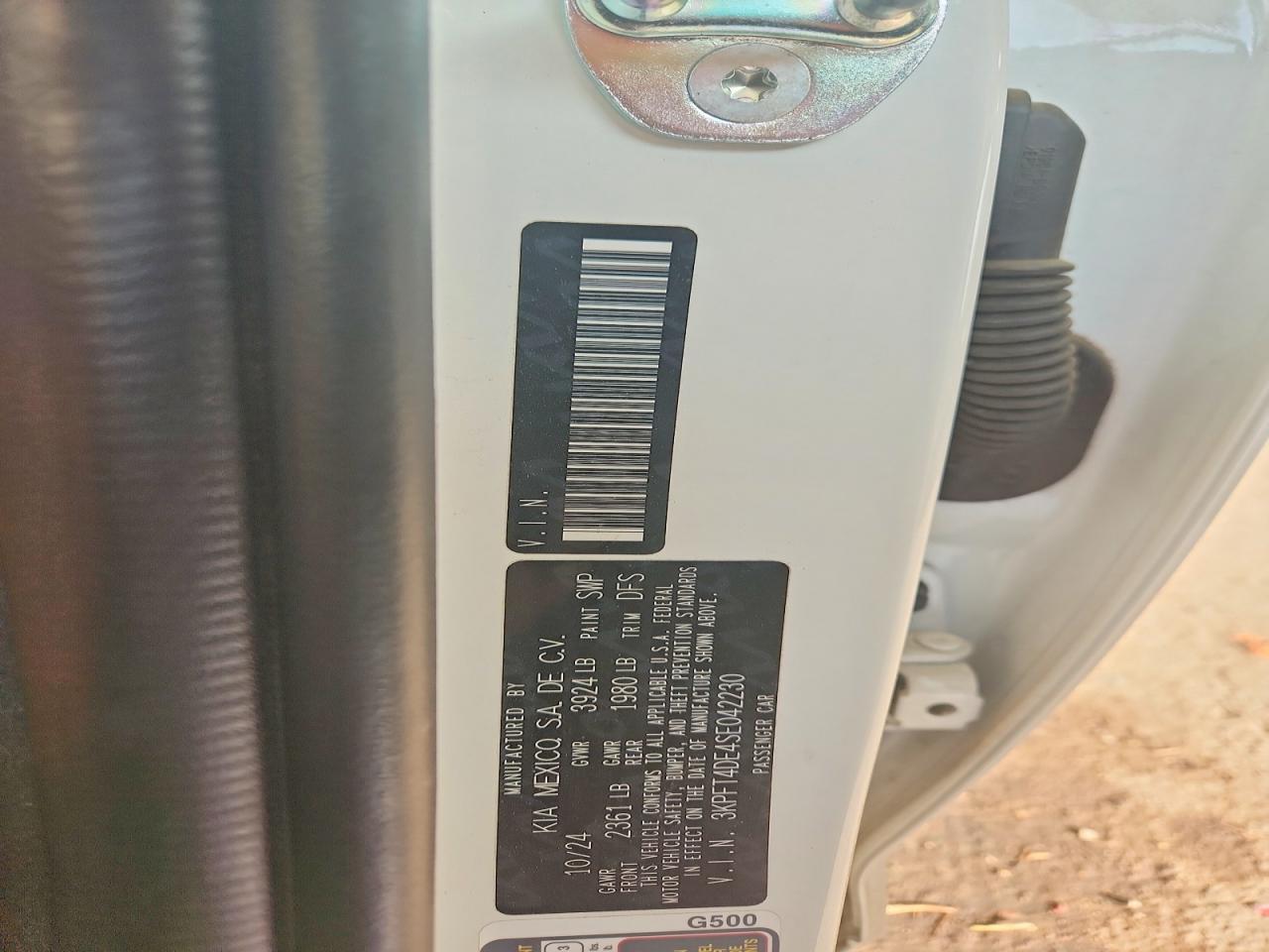 2025 KIA K4