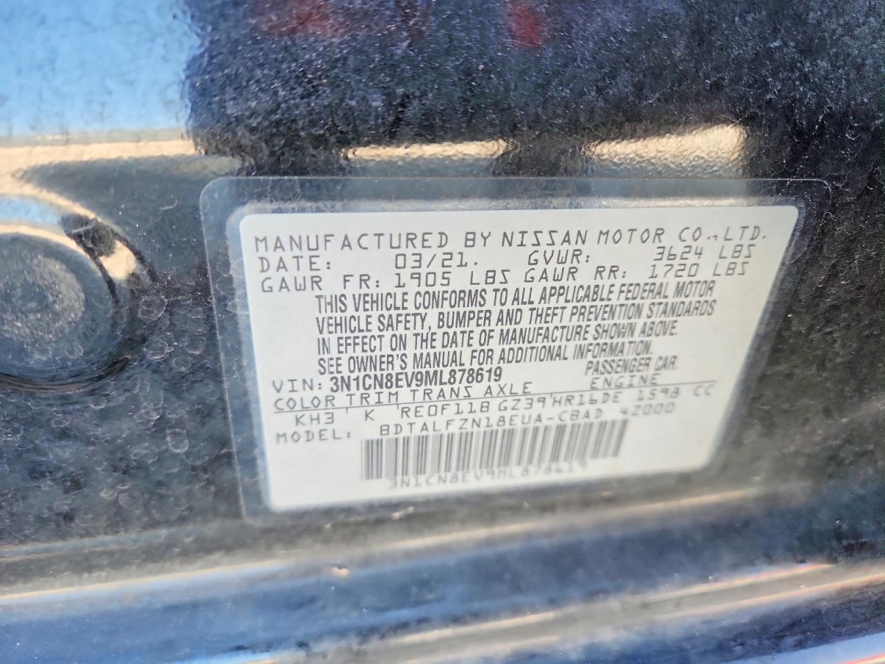2021 NISSAN VERSA
