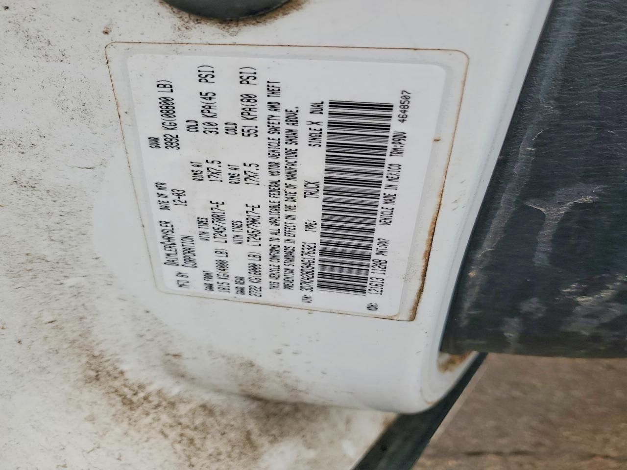 2004 DODGE Ram 2500