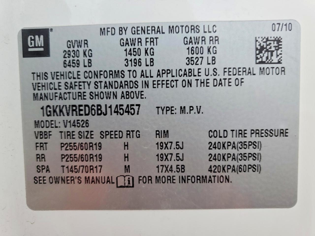2011 GMC ACADIA