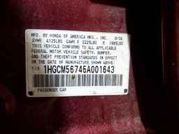 2005 HONDA ACCORD