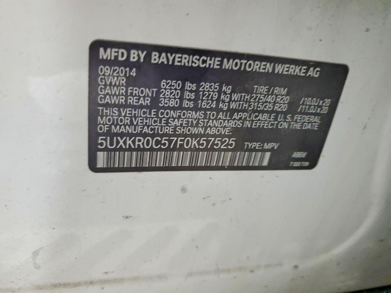 2015 BMW X5