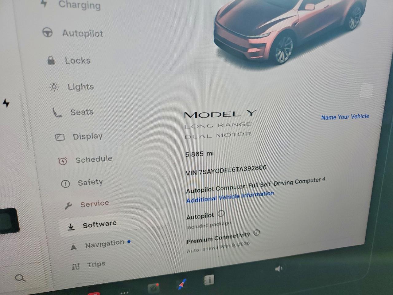2026 TESLA MODEL Y