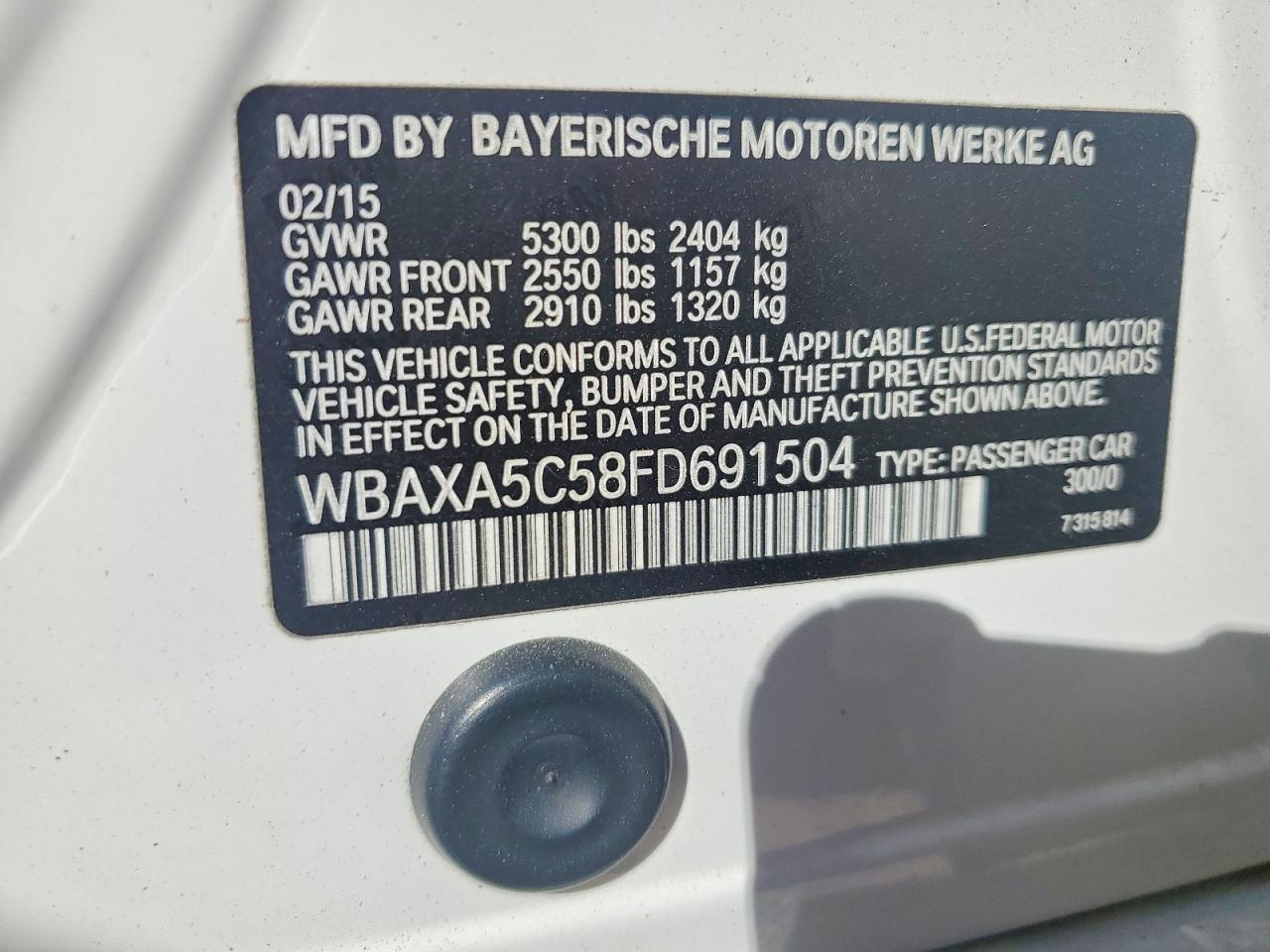 2015 BMW 5 series