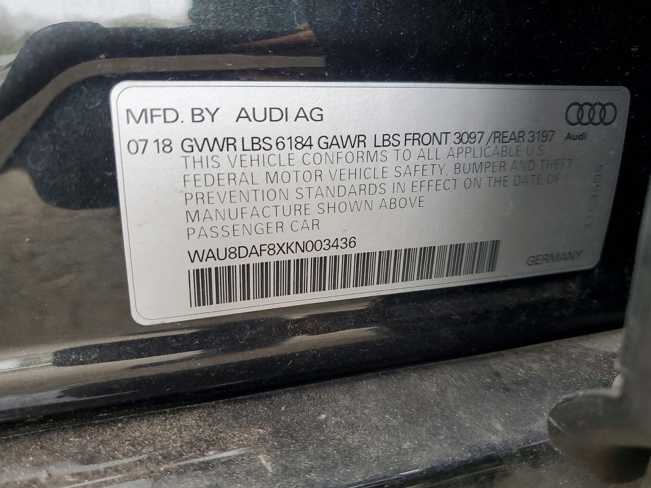 2019 AUDI A8
