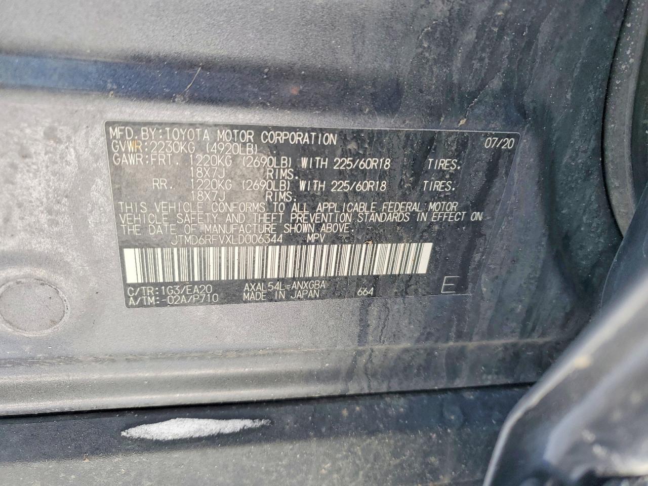 2020 TOYOTA RAV4