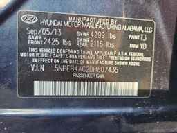 2013 HYUNDAI SONATA