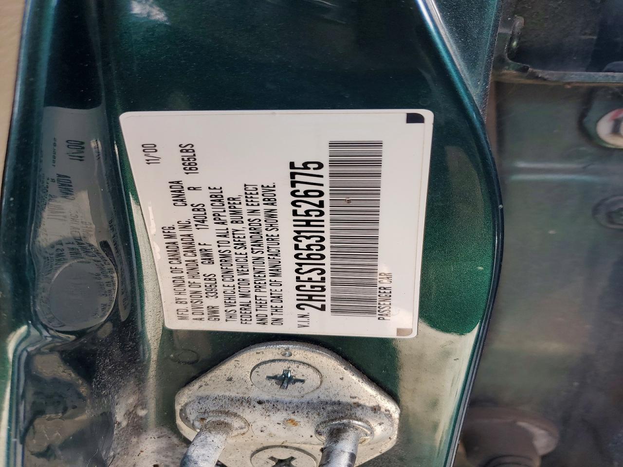 2001 HONDA CIVIC
