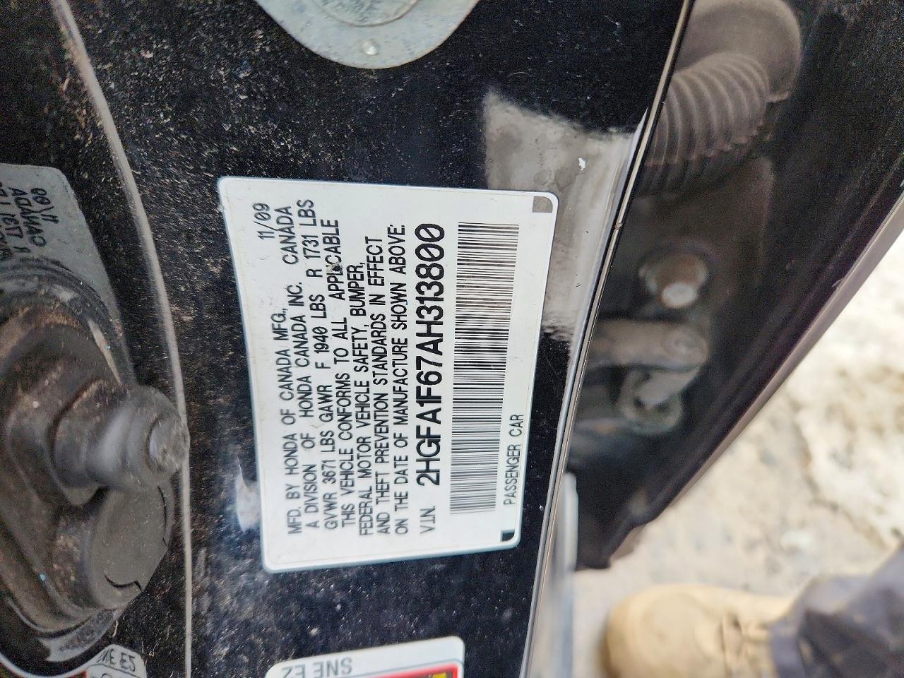 2010 HONDA CIVIC