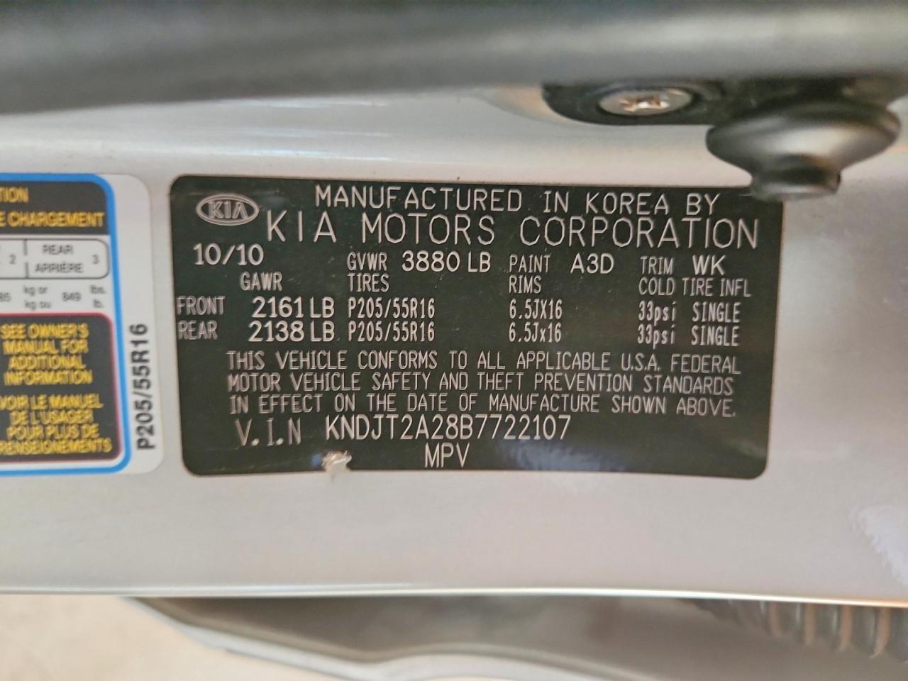 2011 KIA SOUL