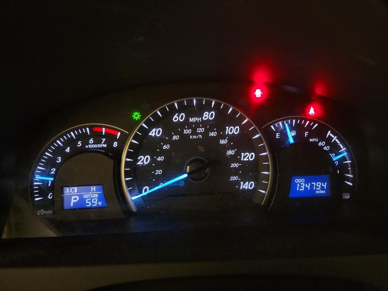 2012 TOYOTA CAMRY