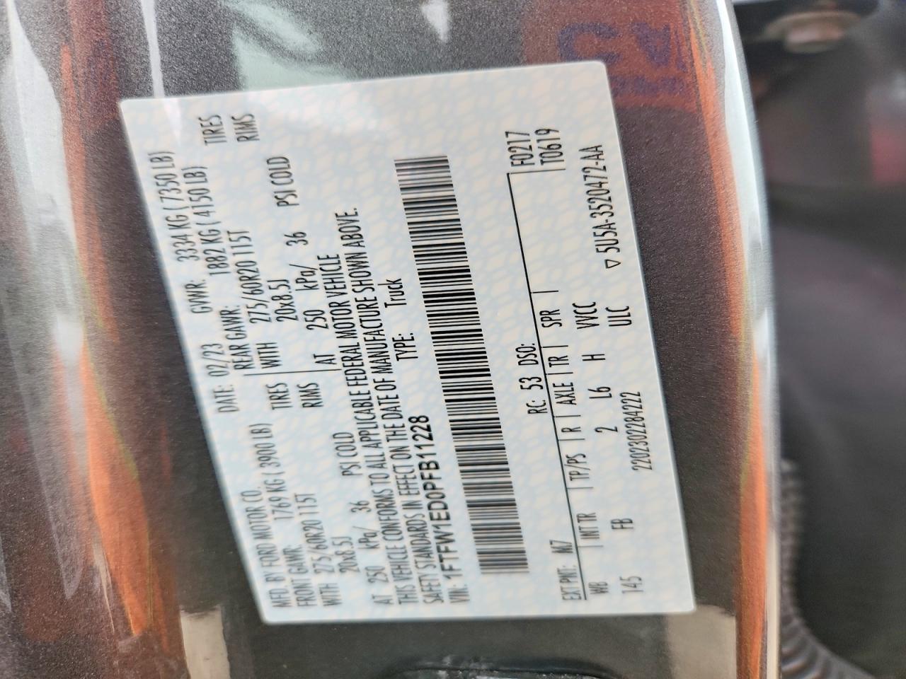 2023 FORD F-150