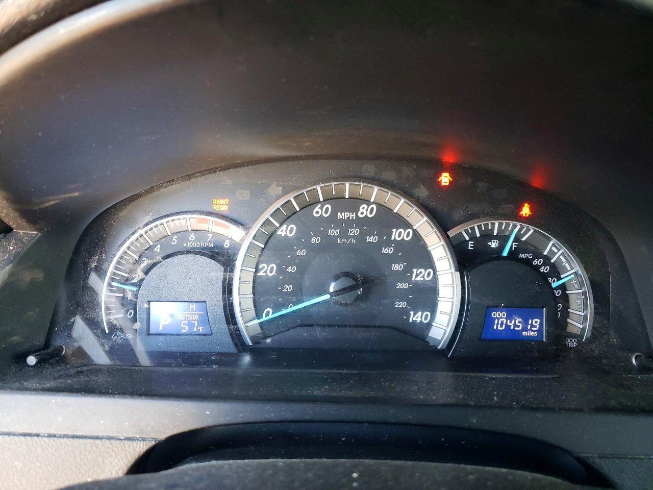 2012 TOYOTA CAMRY