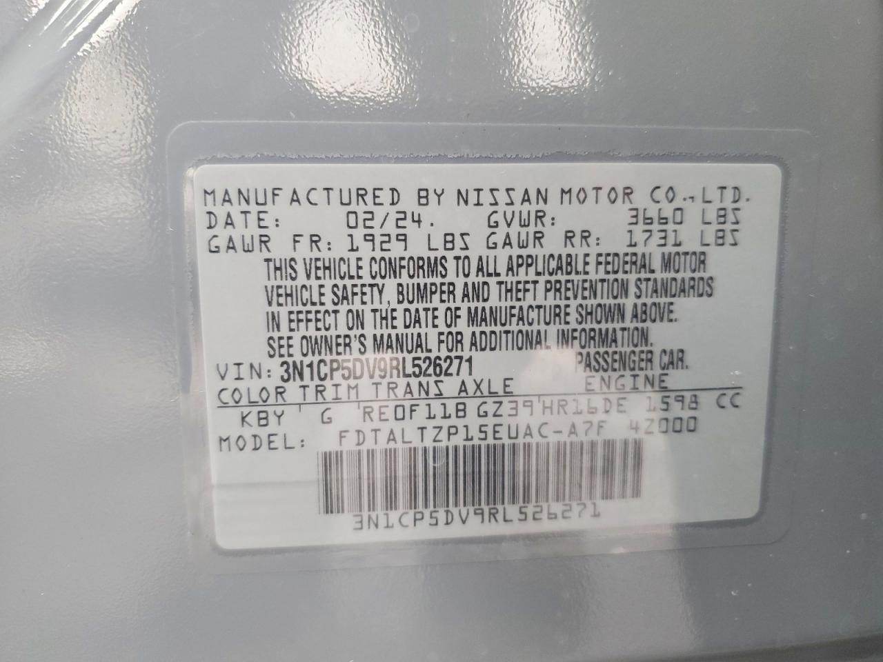 2024 NISSAN KICKS