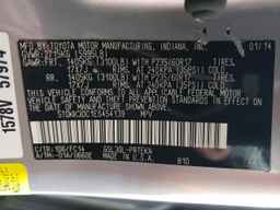2014 TOYOTA SIENNA