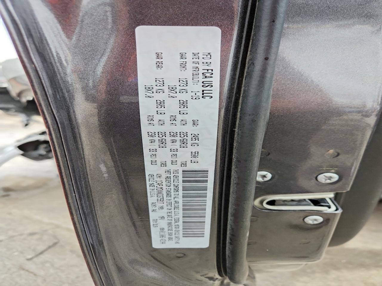 2019 JEEP CHEROKEE