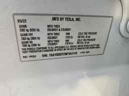 2022 TESLA MODEL Y