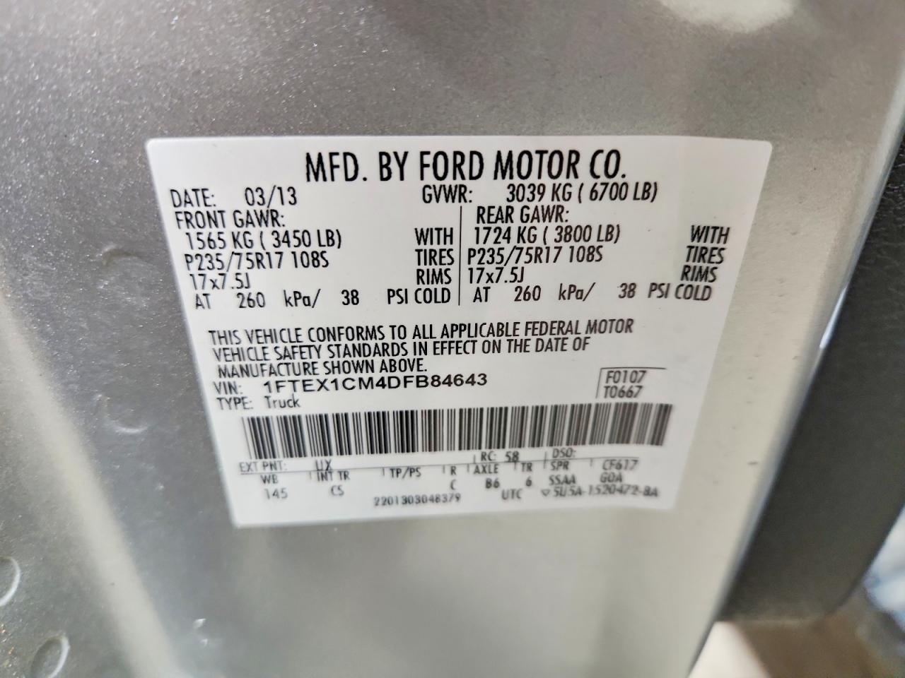 2013 FORD F-150