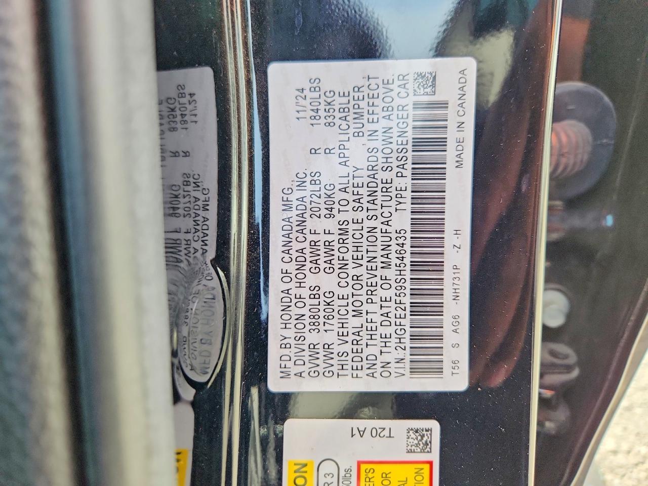 2025 HONDA CIVIC