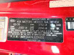 2020 KIA FORTE