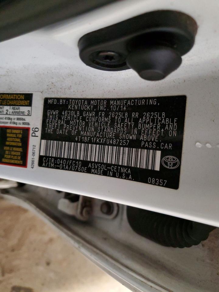 2015 TOYOTA CAMRY