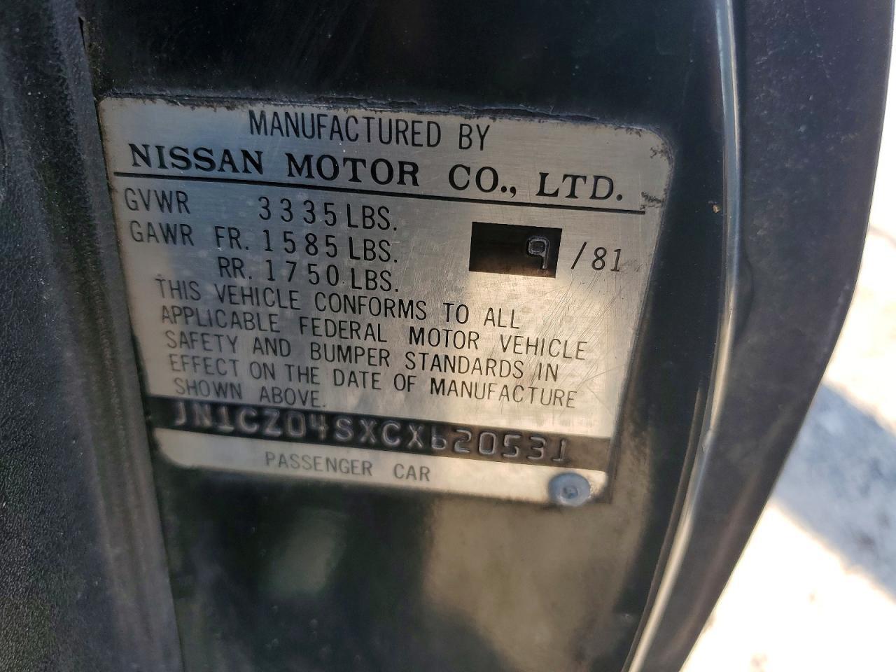 1982 Datsun 280zx