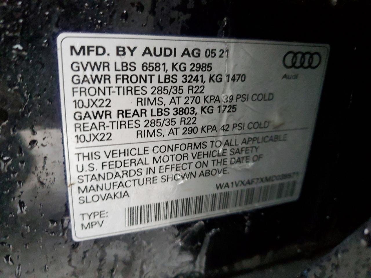 2021 AUDI Q7