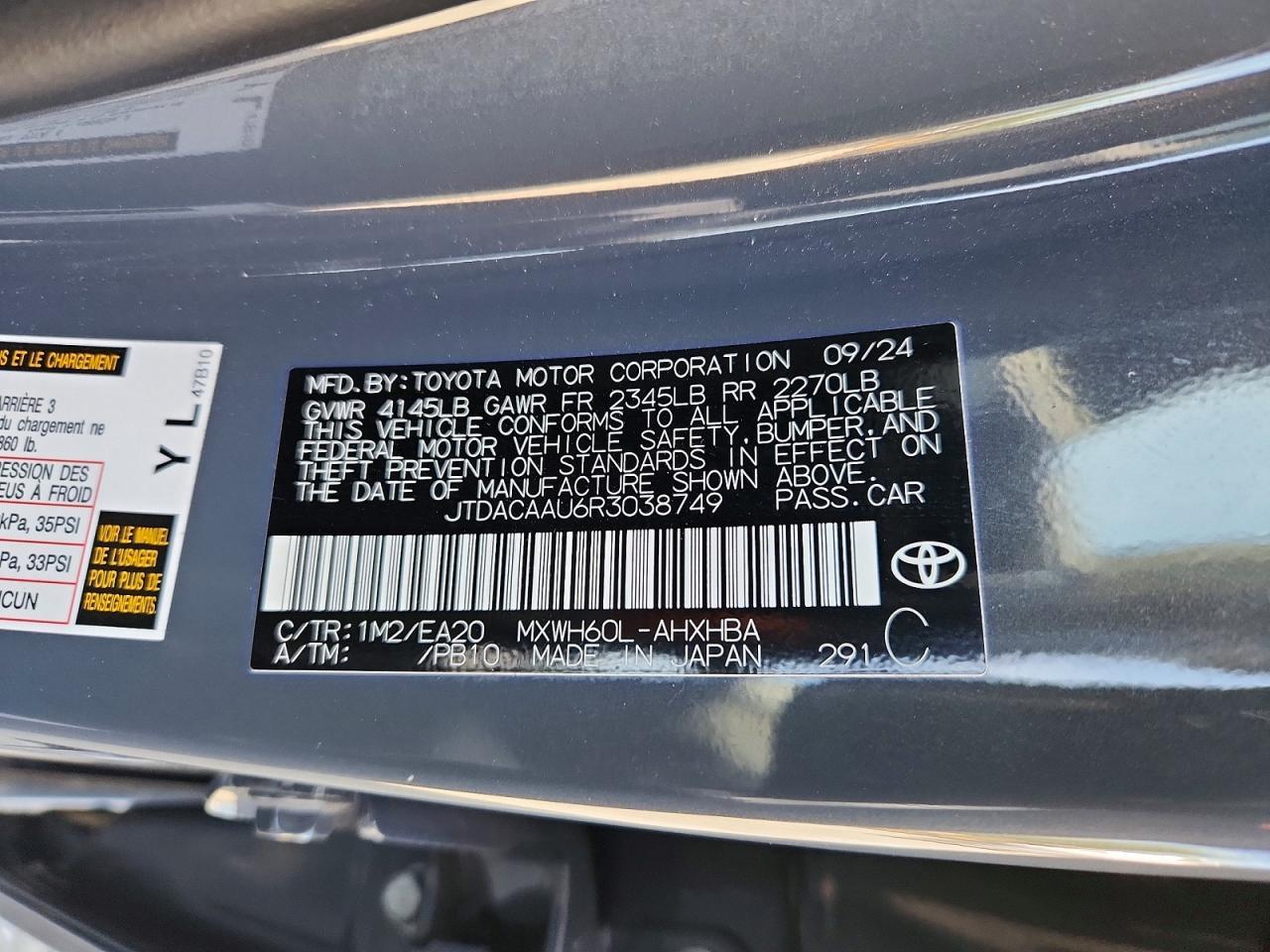 2024 TOYOTA PRIUS