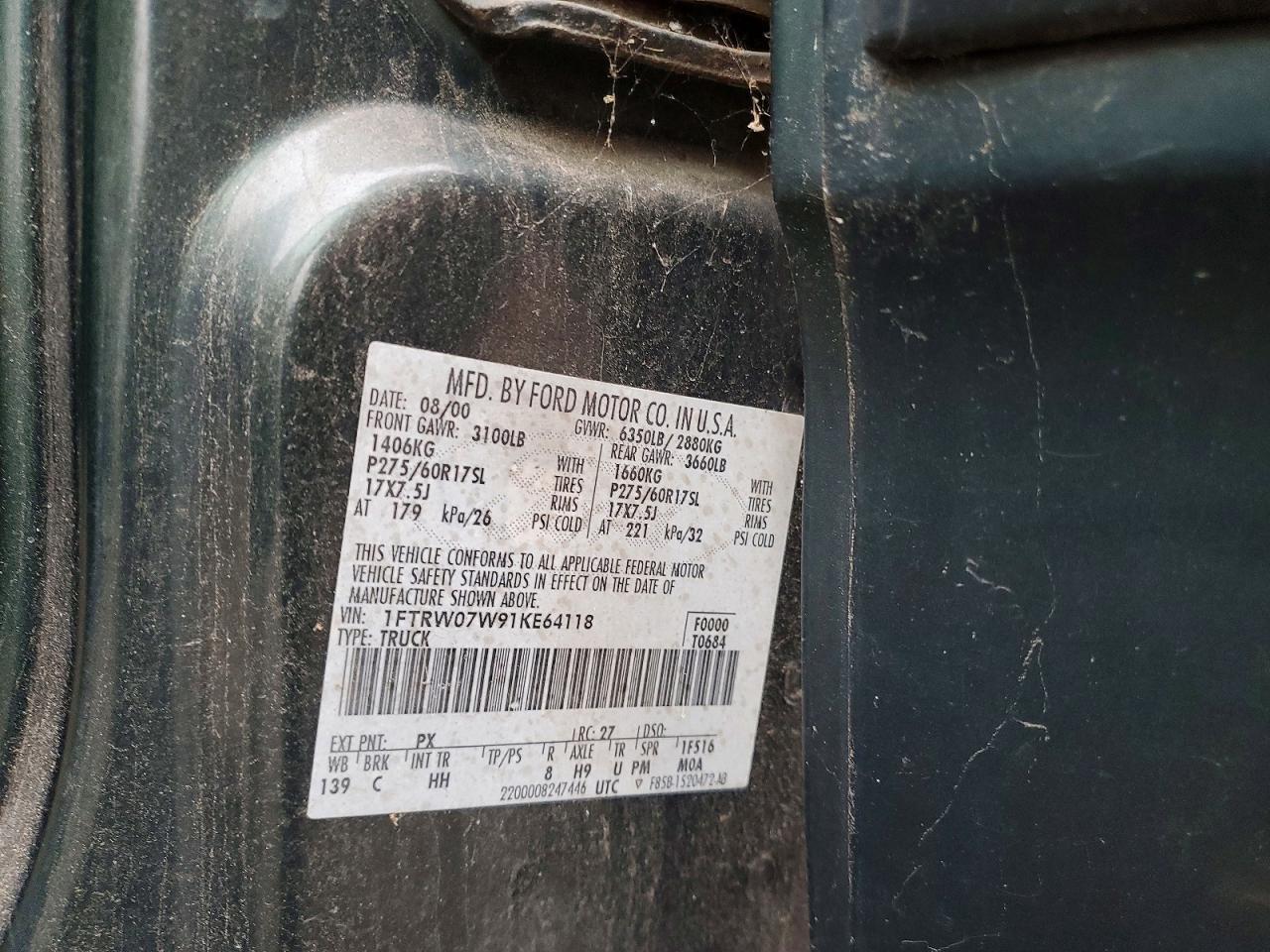 2001 FORD F-150