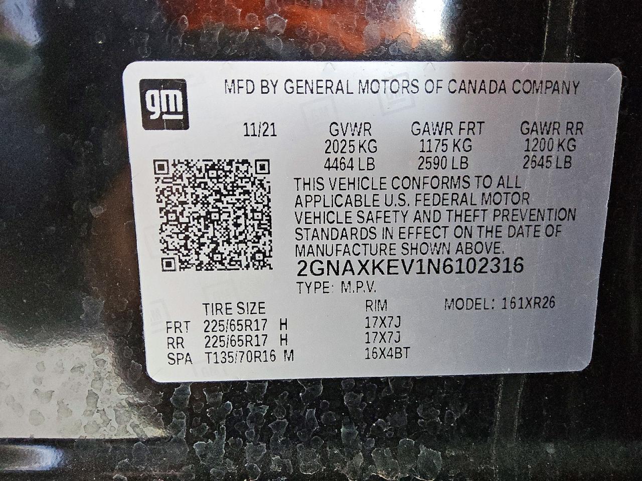 2022 CHEVROLET EQUINOX